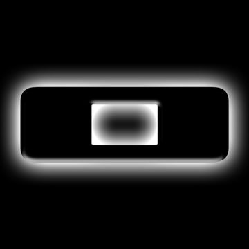 ORACLE Lighting Insignias de letras LED iluminadas universales - Acabado de superficie negro mate - O