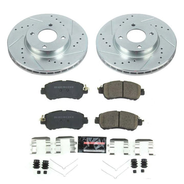 Power Stop 18-19 Nissan Kicks Kit de freno deportivo delantero Z23 Evolution