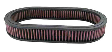Filtro de aire ovalado personalizado K&amp;N de 7,75 pulgadas de ancho x 14,625 pulgadas de largo x 2 pulgadas de alto