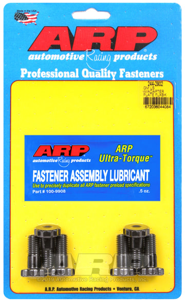 ARP GM LS con kit de pernos de placa flexible de placa adaptadora