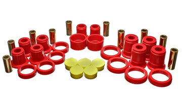 Energy Suspensión 02-07 GM SUV Juego de bujes de brazo de control trasero rojo