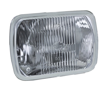 Linterna frontal de conversión de haz sellado Hella Vision Plus de 8 x 6 pulgadas - Lámpara única