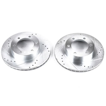 Power Stop 96-02 Toyota 4Runner Front Evolution Rotores perforados y ranurados - Par
