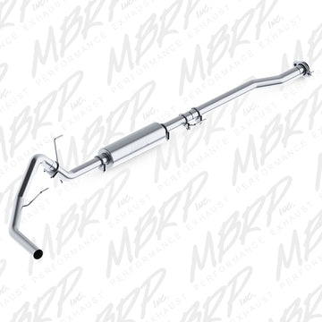 MBRP 2011-2014 Ford F150 V6 EcoBoost Escape de la serie AL P de un solo lado con respaldo de gato de 3 pulgadas