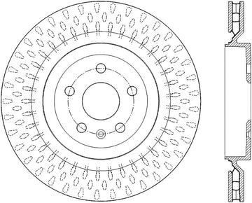 StopTech Slotted & Drilled Sport Brake Rotor