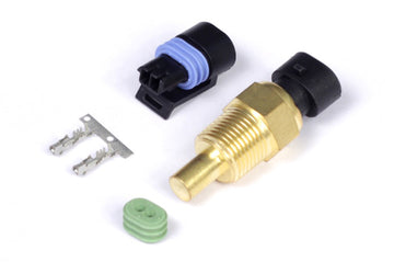 Sensor de temperatura del refrigerante Haltech 3/8 NPT 18 TPI (incluye enchufe y clavijas Delphi)