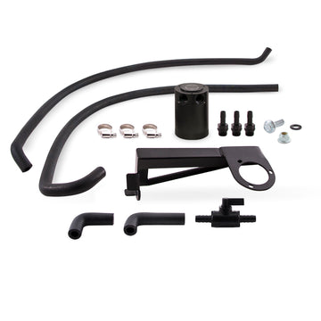 Mishimoto 2016+ Ford Focus RS Kit de lata de captura de aceite con deflectores - Negro