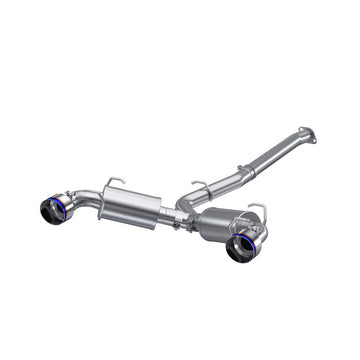 MBRP 13-16 Subaru BRZ 2.0L/ 2.4L 3 pulgadas trasera de gato doble dividida con puntas de extremo quemado - T304