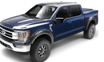 Bushwacker 2021 Ford F-150 (excl. Lightning) bengalas estilo bolsillo, 4 piezas, color negro
