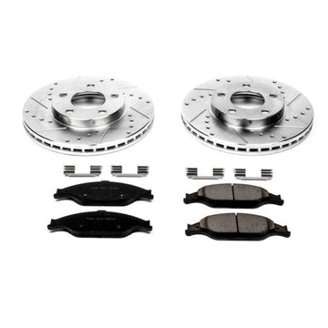 Power Stop 99-04 Ford Mustang Kit de freno deportivo delantero Z23 Evolution