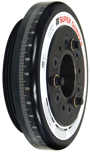 Amortiguador ATI - 7.074 pulgadas - Aluminio - Honda D - Polea trasera de aluminio de 4 Grv - 10 por ciento de submarcha
