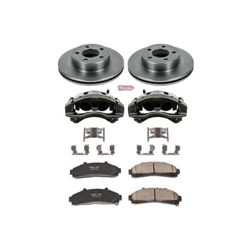 Power Stop 95-01 Ford Explorer Kit de freno delantero autoespecializado con pinzas