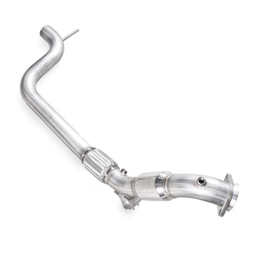 Stainless Works 2015-16 Mustang Downpipe 3in High-Flow Cats Performance Connection