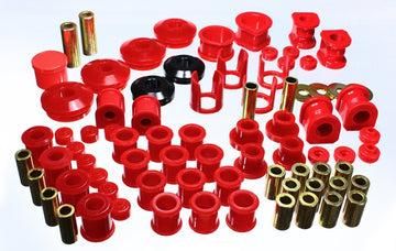 Energy Suspensión 89-94 Nissan 240SX (S13) Juego de bujes maestros Hyper-Flex rojos