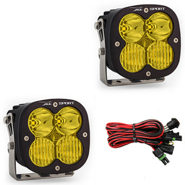 Baja Designs XL Sport Series Patrón combinado de conducción Par de cápsulas de luz LED - Ámbar