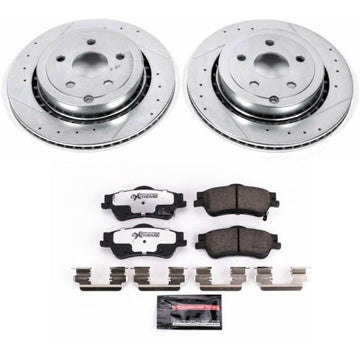 Power Stop 11-17 Chevrolet Caprice Kit de freno trasero Z26 Street Warrior