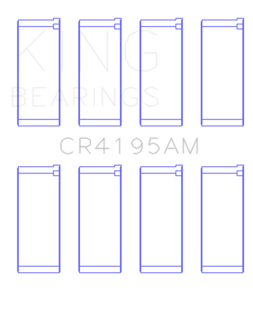 King Engine Bearings 95-02 Chrysler L4 2.0L/122 (Size +0.5) Rob Bearing Set