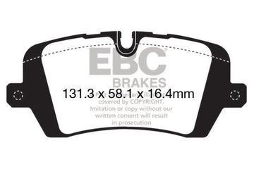 Pastillas de freno traseras EBC 13+ Land Rover Range Rover 3.0 sobrealimentadas extra resistentes