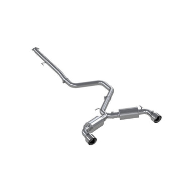 MBRP 2019+ Hyundai Veloster N 2.0L Turbo 3in Cat Back - Acero aluminizado - Punta T304