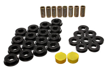 Energy Suspensión 79-85 Mazda RX7 Juego de bujes de brazo de control trasero negro