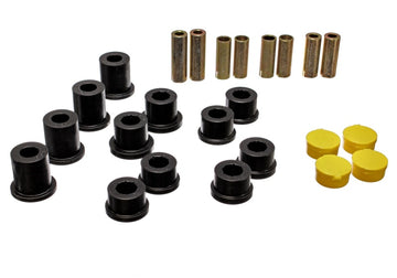 Energy Suspensión 90-97 Mazda Miata Juego de bujes de brazo de control delantero negro
