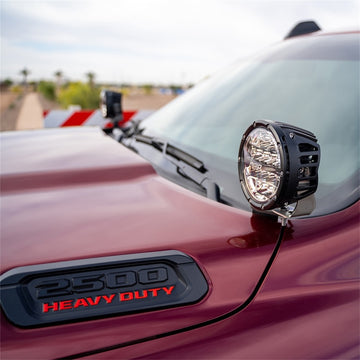 Rigid Industries 2019+ Dodge Ram 2500/3500 Soportes de luz LED de pilar A