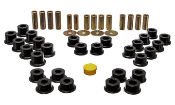 Energy Suspensión 90-97 Mazda Miata Juego de bujes de brazo de control trasero negro