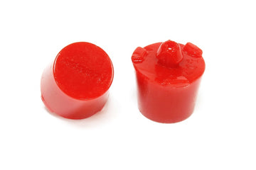 Perrin 15-22 Subaru WRX / 15-21 STI Juego de parachoques ajustable para maletero (2 piezas) - Rojo