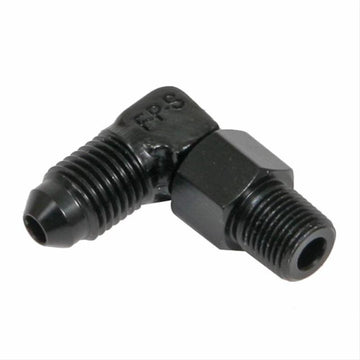 Fragola -6AN x 1/8 NPT Giratorio de 90 grados - Negro