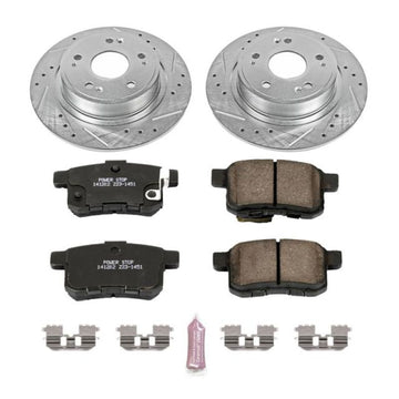 Power Stop 11-14 Acura TSX Kit de freno deportivo trasero Z23 Evolution