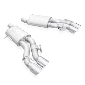 Stainless Works 2016-18 Cadillac CTS-V Sedan Axle Back System Dual-Mode Turbo Mufflers 4in Tips