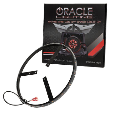 Tercera luz de freno con anillo de rueda iluminado LED Oracle - Rojo