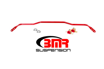BMR 15-17 S550 Mustang Hueco trasero 25 mm Ajuste de 3 orificios. Kit de barra estabilizadora - Rojo