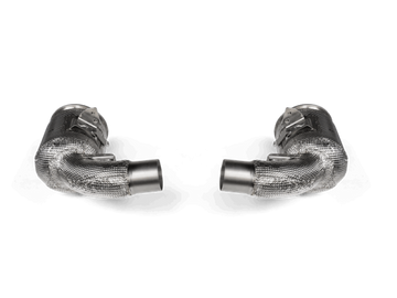 Akrapovic 20-21 Porsche 911 Turbo/Turbo S (992) Link Pipe Set w/Catalytic Converter (SS)