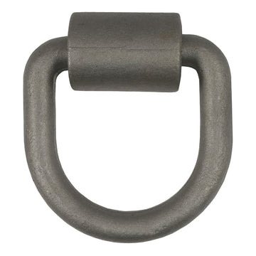 Anillo en D de amarre soldado Curt de 3 pulgadas x 3 pulgadas (acero crudo de 6100 libras)