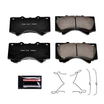 Power Stop 08-11 Lexus LX570 Pastillas de freno deportivas delanteras Z23 Evolution con hardware