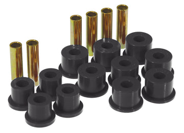 Prothane 88-98 GM 2/4wd Bujes de grillete y resorte trasero - Negro