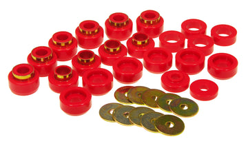 Soporte de carrocería Prothane 87-96 Jeep Wrangler - Rojo
