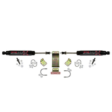 Skyjacker 2018 Jeep Wrangler JL - Kit de amortiguador de dirección doble negro