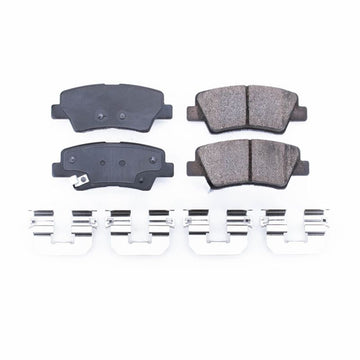Power Stop 16-19 Hyundai Tucson Rear Z17 Evolution Ceramic Brake Pads w/Hardware