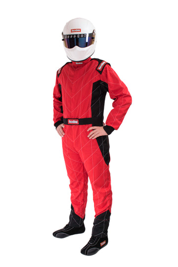 Traje RaceQuip Rojo Chevron-1 - SFI-1 Pequeño