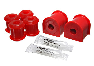 Energy Suspensión 00-04 Dodge Dakota 4WD / 00-03 Durango 4WD Rojo 0.591 in Juego de bujes de barra estabilizadora trasera