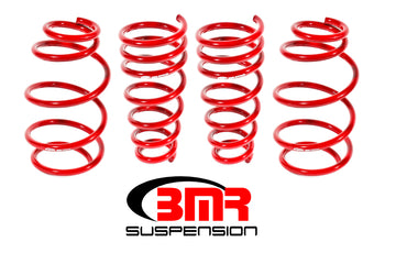 BMR 10-15 Kit de resorte de bajada Camaro V6 de quinta generación (juego de 4) - Rojo