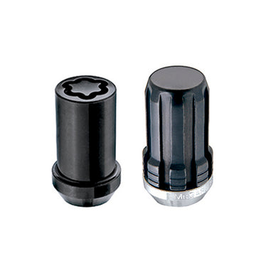 McGard SplineDrive Tuner Kit de instalación Jeep JL de 23 piezas con cerraduras y herramientas (cono) M14X1.5 / 22 m Hex - Negro