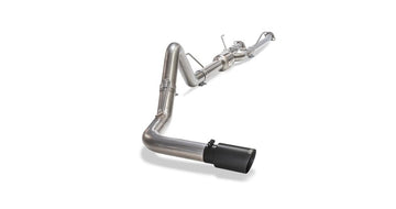 Carven 14-19 Toyota Tundra 5.7L (EC/Crew Max) Competitor Series Cat-Back con 4 pulgadas. Punta - Cerámica Negra