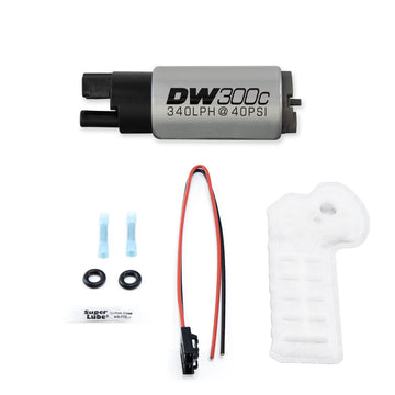 DeatschWerks 340lph DW300C Bomba de combustible compacta 17-20 Honda Civic Type R (sin clips de montaje)