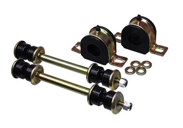 Energy Suspensión 99-06 Chevrolet Silverado Bujes de barra estabilizadora delantera negros de 28 mm