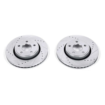 Power Stop 11-19 Dodge Durango Front Evolution Rotores perforados y ranurados - Par
