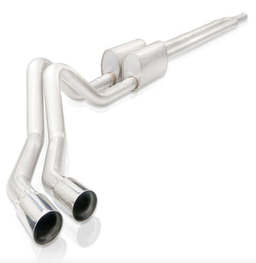 Stainless Works 2019+ Chevrolet Silverado 5.3L 3in Redline Catback Factory Connect Dual Polished Tip