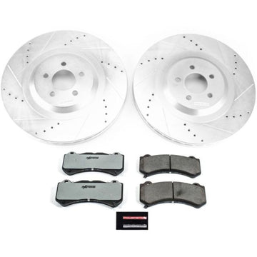 Power Stop 15-19 Dodge Challenger Kit de freno delantero Z26 Street Warrior